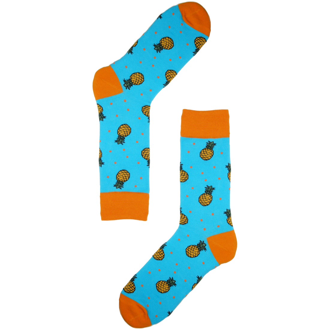 Medias Locas calcetines divertidos de diseño de piñas Freaky Socks. Medias Piñas