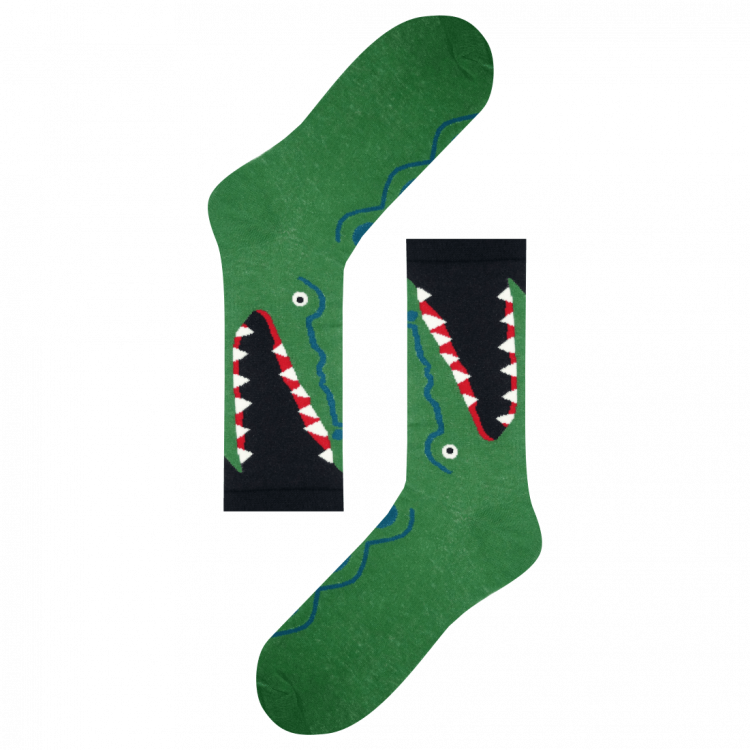 Medias Locas calcetines divertidos de diseño de cocodrilo Freaky Socks