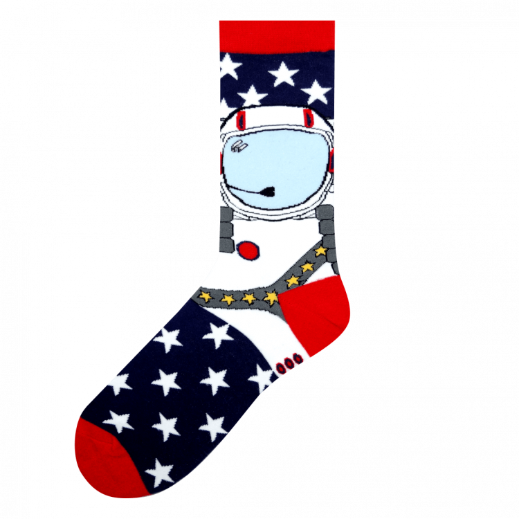 Medias Locas calcetines divertidos de diseño de astronauta Freaky Socks