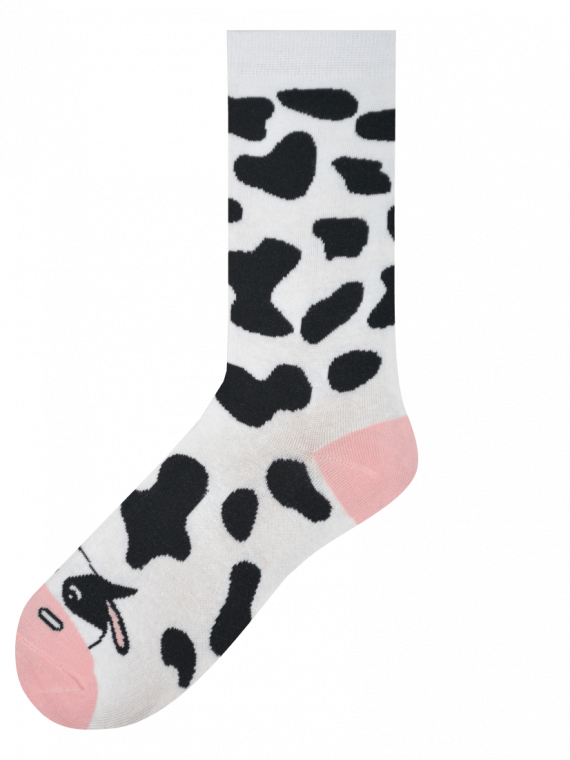 Medias Locas calcetines divertidos de diseño de vacas Freaky Socks. Medias de vaca