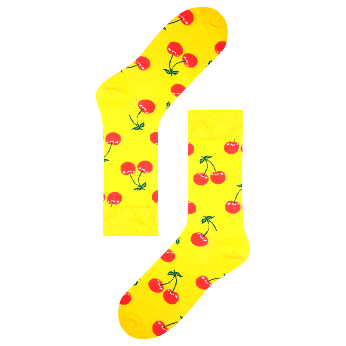 Medias Locas calcetines divertidos de diseño de cerezas Freaky Socks, medias de cerezas
