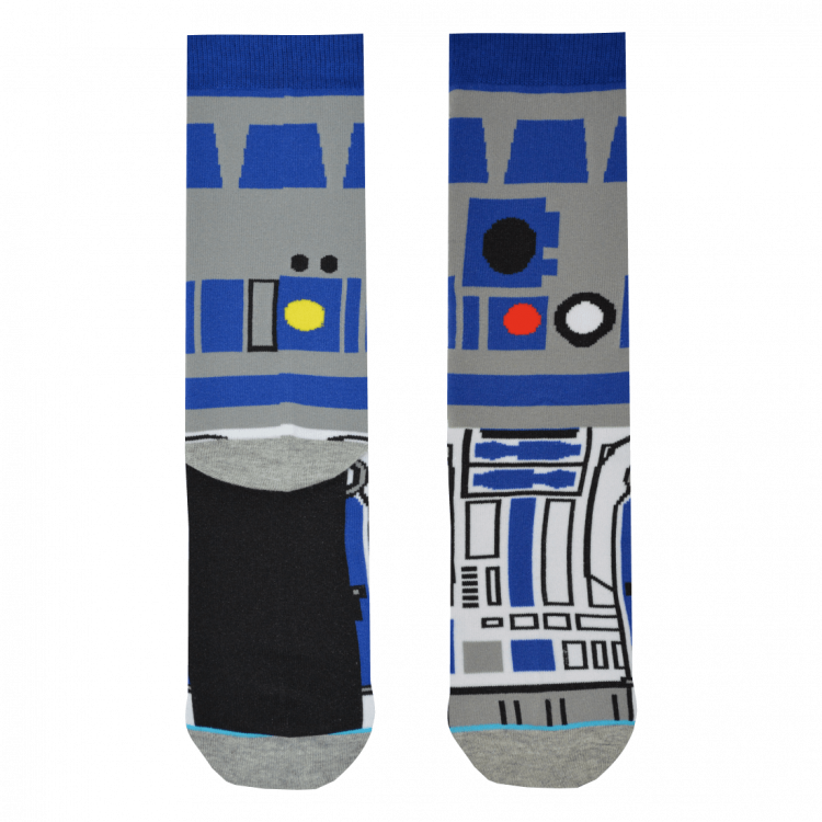 Medias Locas calcetines divertidos de diseño de Star Wars R2-D2 Freaky Socks