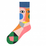 Medias Locas calcetines divertidos de diseño de cubismo Freaky Socks