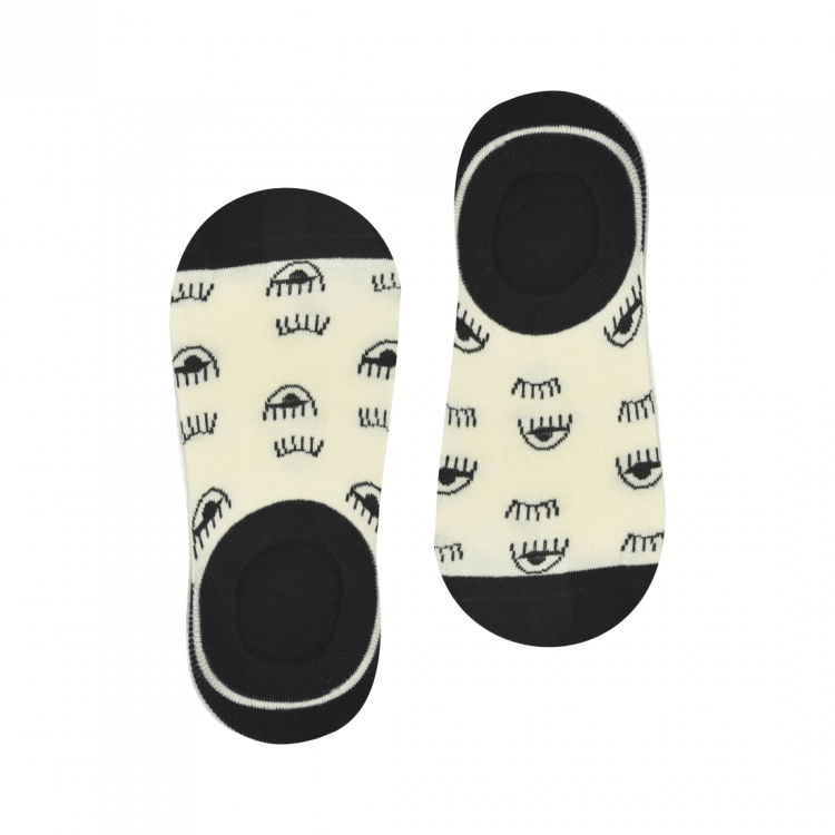 Medias Locas invisibles calcetines baletas divertidos de diseño de ojos Freaky Socks
