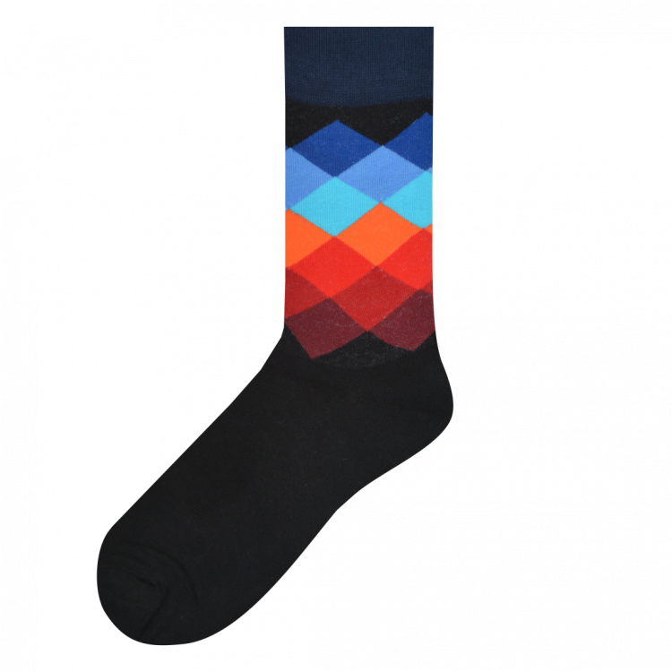 Medias Locas calcetines divertidos de diseño rombos Freaky Socks