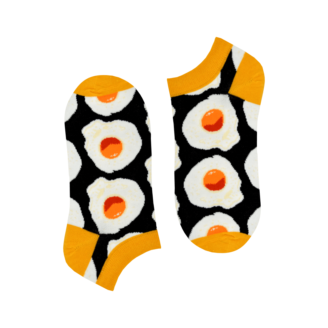 Medias Locas invisibles calcetines baletas divertidos de diseño de huevo frito Freaky Socks