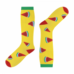 Medias de compresión Locas calcetines divertidos de diseño de sandia Freaky Socks