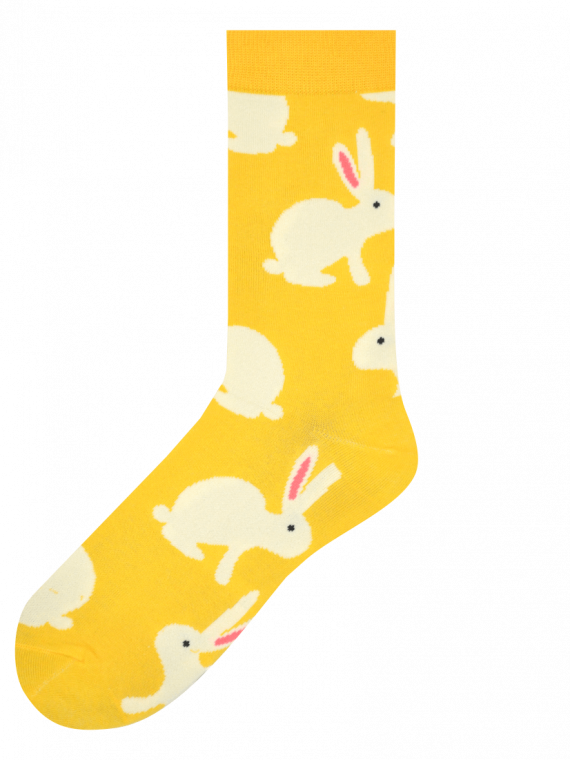 Medias Locas calcetines divertidos de diseño de conejitos Freaky Socks. Medias de conejitos