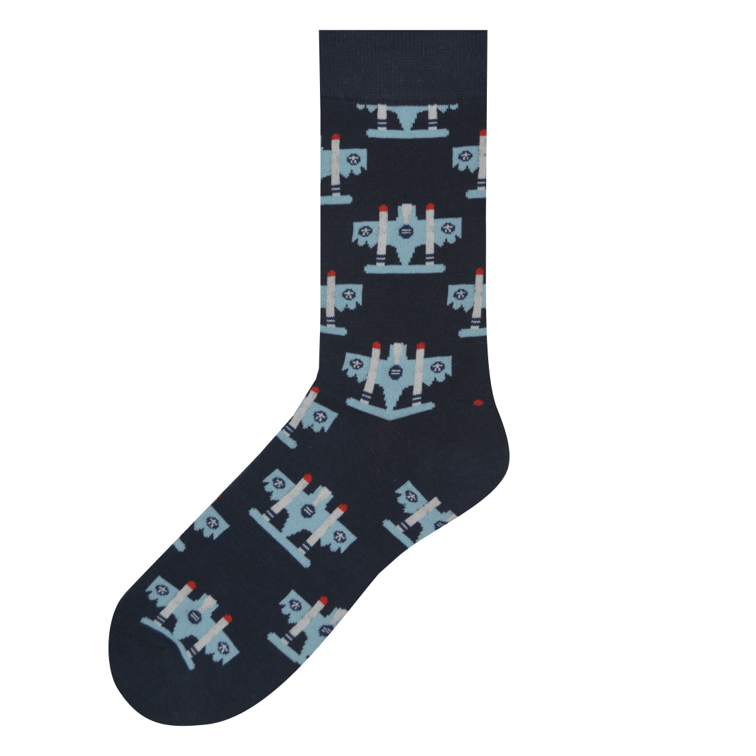 Medias Locas calcetines divertidos de diseño de aviones Freaky Socks
