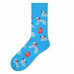 Medias Locas calcetines divertidos de diseño de dalmata Freaky Socks. Medias dalmatas