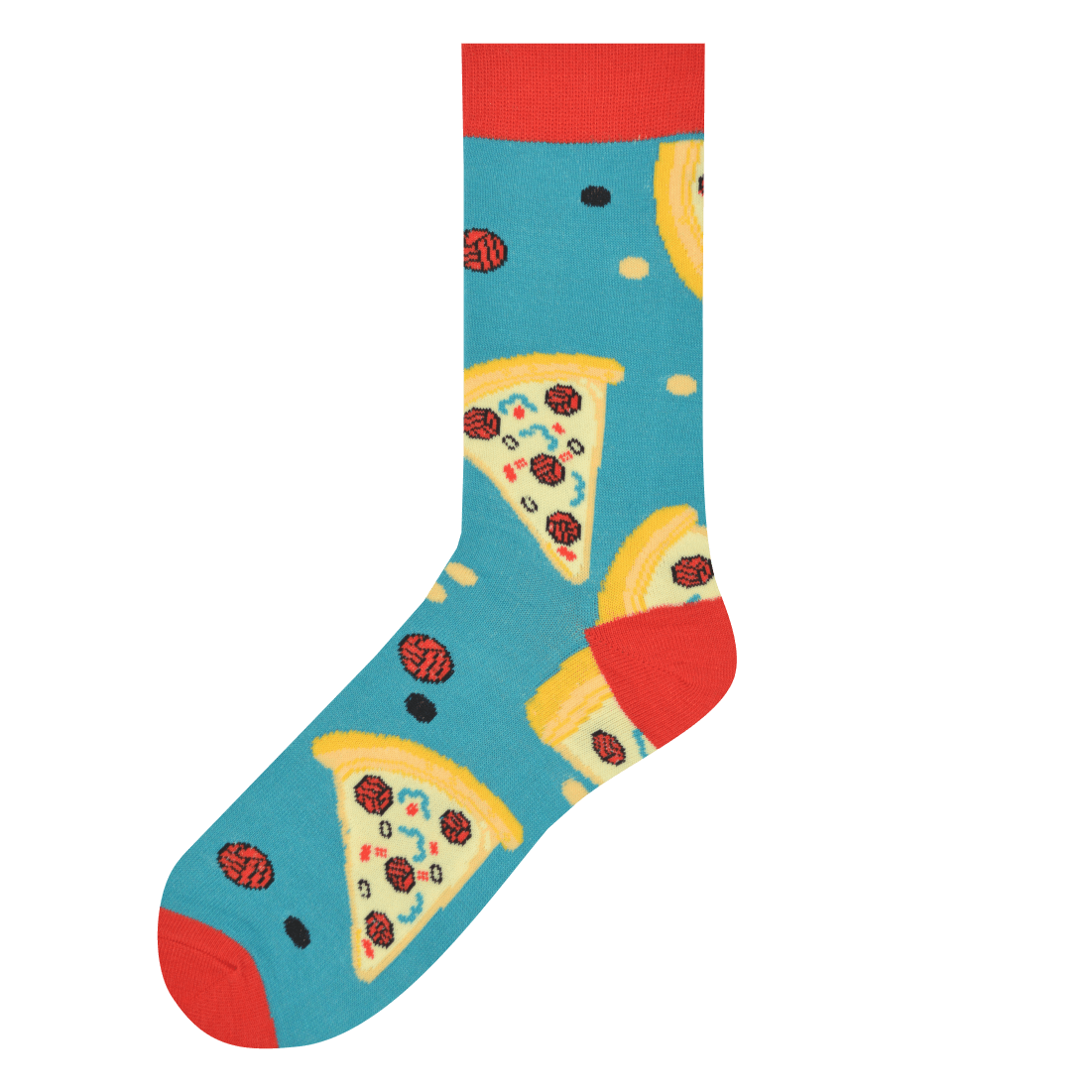 Medias Locas calcetines divertidos de pizza Freaky Socks. medias pizza