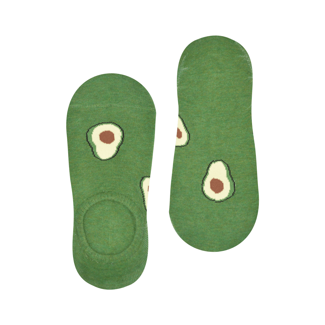 Medias Locas invisibles calcetines baletas divertidos de diseño de piñas Freaky Socks. Medias invisibles aguacates