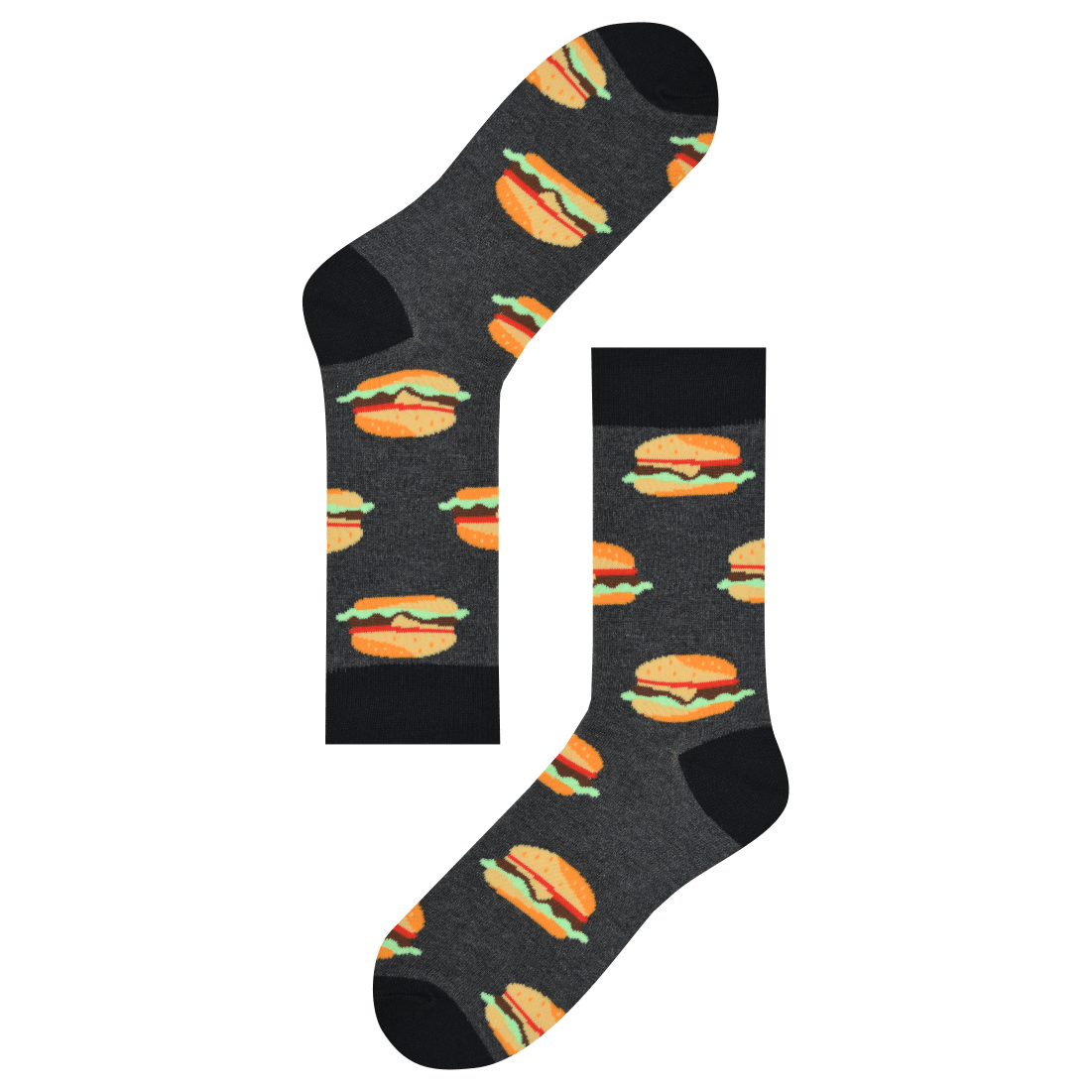 Medias Locas calcetines divertidos de hamburguesa Freaky Socks. medias hamburguesa