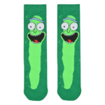 Medias Locas calcetines divertidos de diseño de Pickle Rick Freaky Socks. Medias Pickle Rick