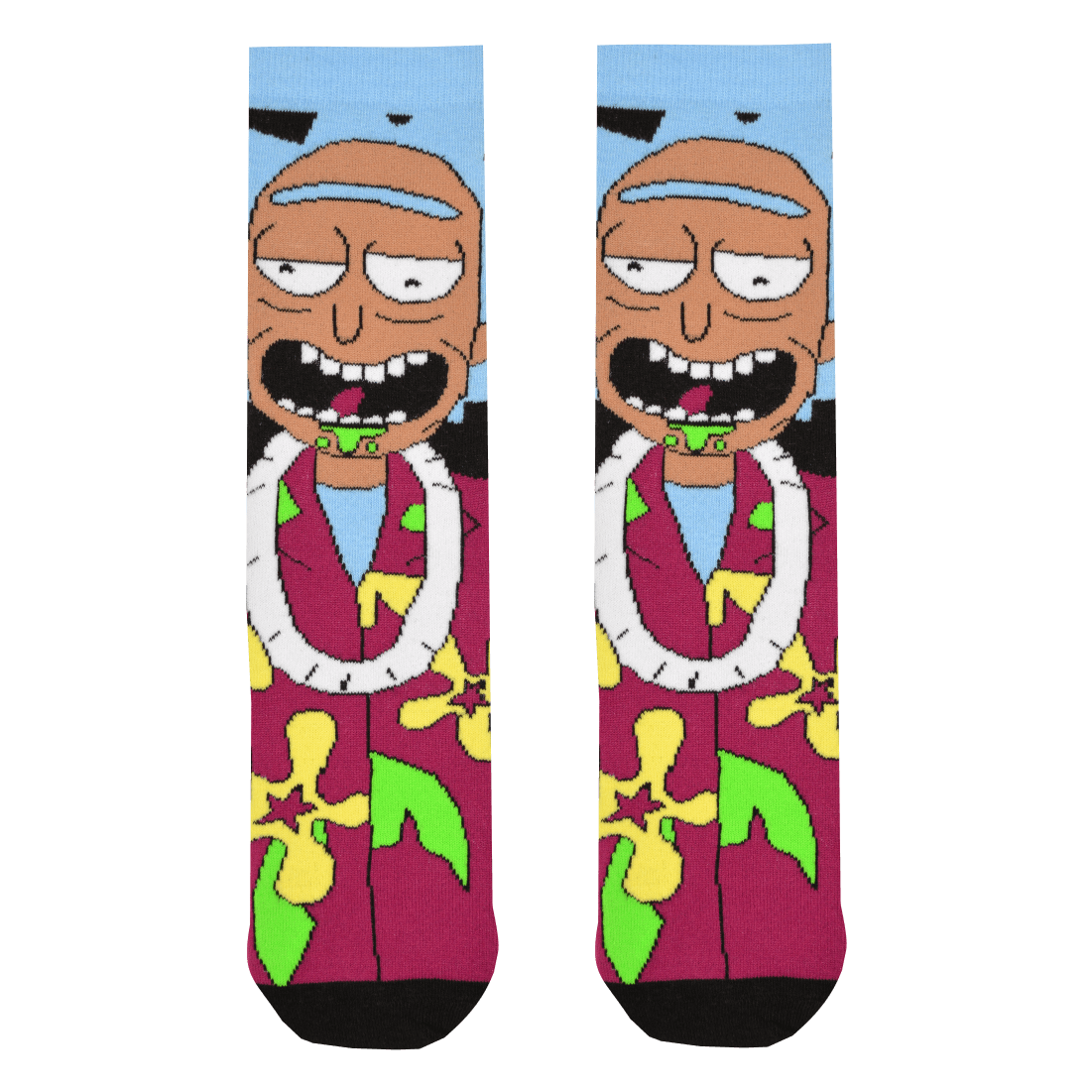Medias Locas calcetines divertidos de diseño de Rick and Morty Freaky Socks. Medias Rick and Morty