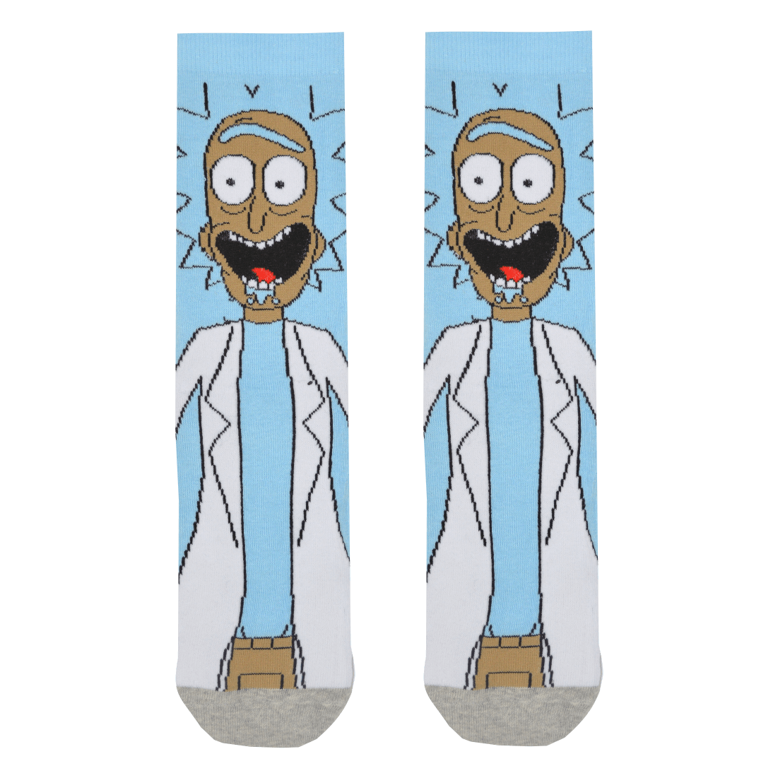 Medias Locas calcetines divertidos de diseño de Rick and Morty Freaky Socks. Medias Rick and Morty. Medias Rick Sanchez