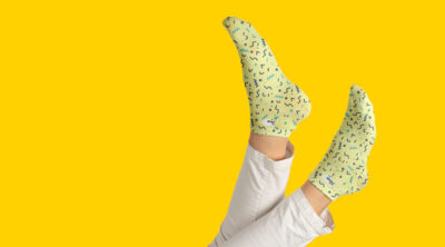 tendencias en medias tobilleras con diseño de Freaky Socks