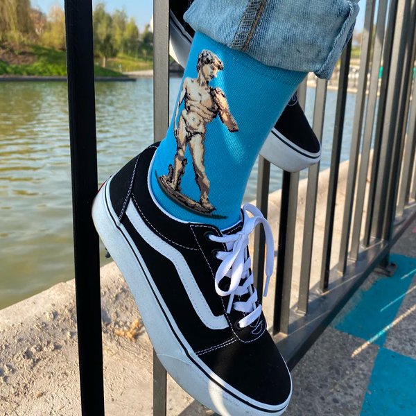 6 diseños de medias media pierna para ser el centro de atención 3 Medias David de Miguel Ángel