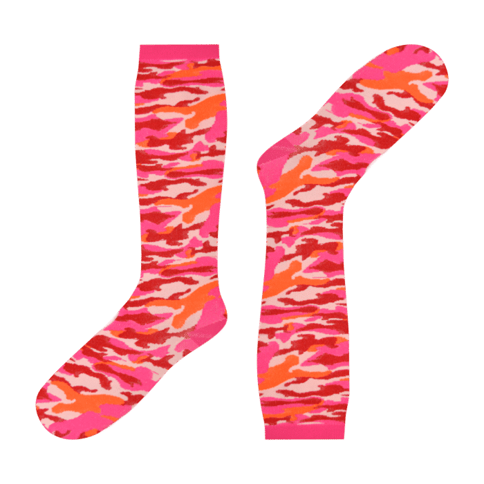 Medias de Compresión Camuflado Rosa - Image 1