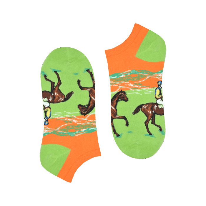 TS087.png Medias Tobilleras Jockey sobre su Caballo - Image 1