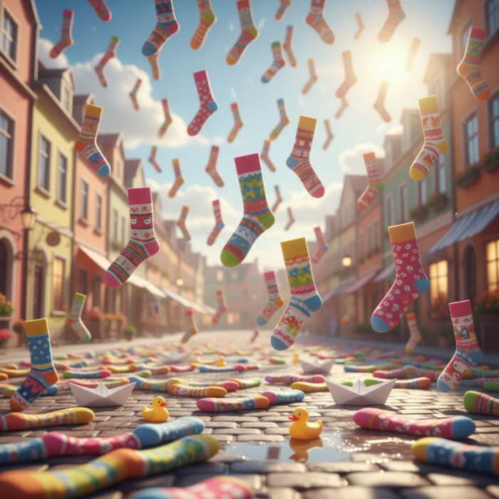 Aguacero de medias home Paquete Lluvia de Medias Media Caña x 8 Envío Gratis - Image 1