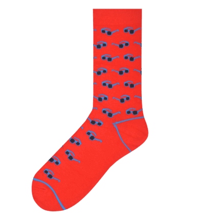 Medias Locas calcetines divertidos de diseño de gafitas con flow Freaky Socks. Medias gafitas con flow