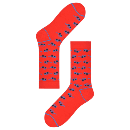 Medias Locas calcetines divertidos de diseño de gafitas con flow Freaky Socks. Medias gafitas con flow