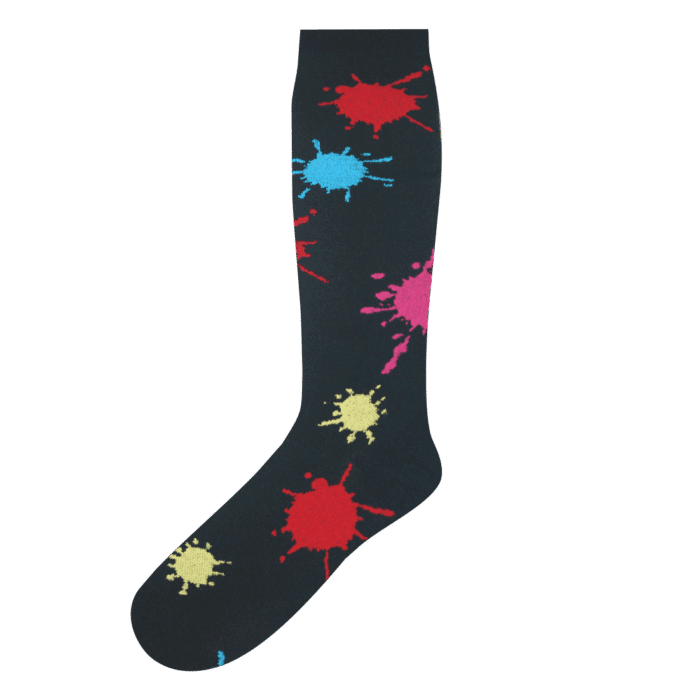Medias de compresion splash de color Freaky socks