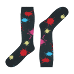 Medias de compresion splash de color Freaky socks