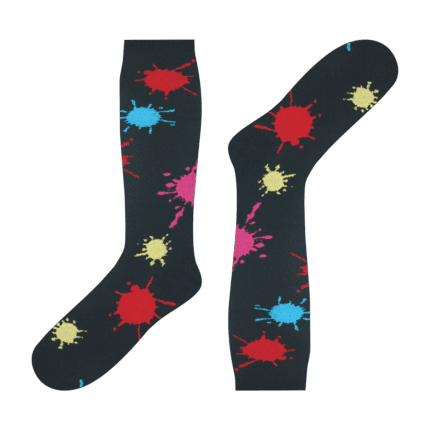 Medias de compresion splash de color Freaky socks