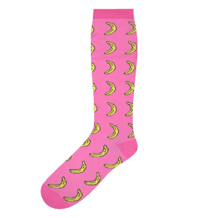 Medias de compresion bananos Freaky socks
