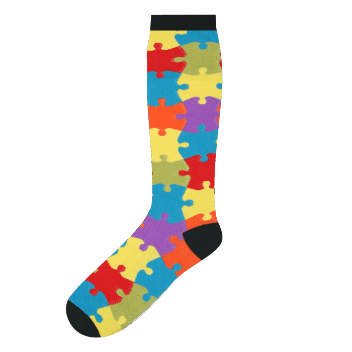 Medias de compresion puzzle power Freaky socks