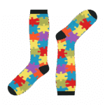 Medias de compresion puzzle power Freaky socks