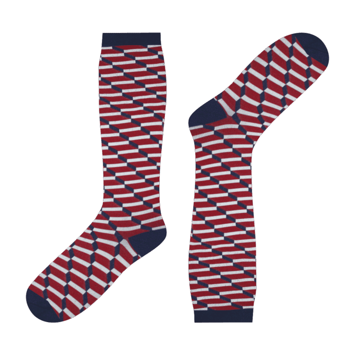 CFS094 2 Medias de compresion efecto 3d Freaky socks