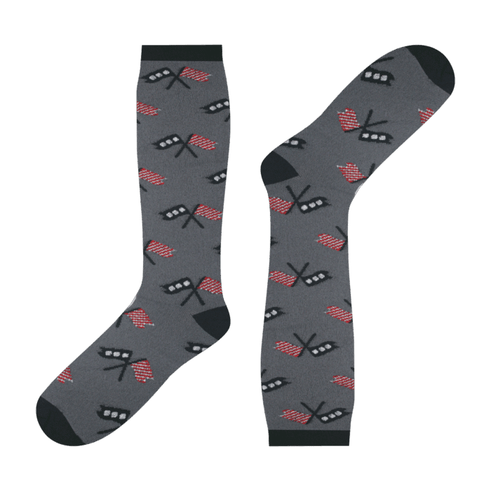 CFS096 2 Medias de compresion unas carreritas Freaky socks