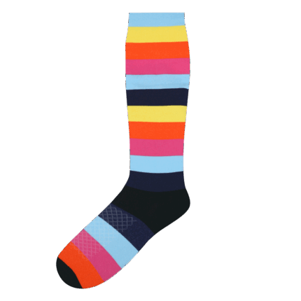 Medias de compresion franjas Freaky socks
