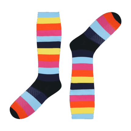 Medias de compresion franjas Freaky socks