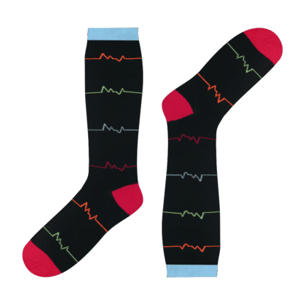 Medias de compresion Arritmia de amor Freaky Socks