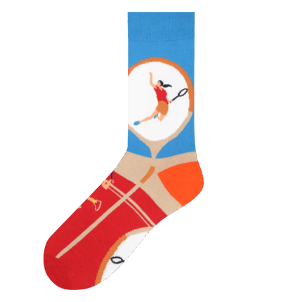 medias de tenis diseño Match Point Freaky Socks