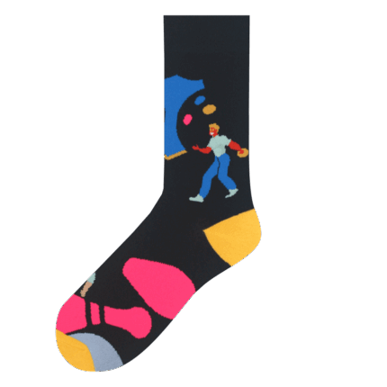Medias Locas calcetines divertidos de diseño de bolos Freaky Socks. Medias bolos