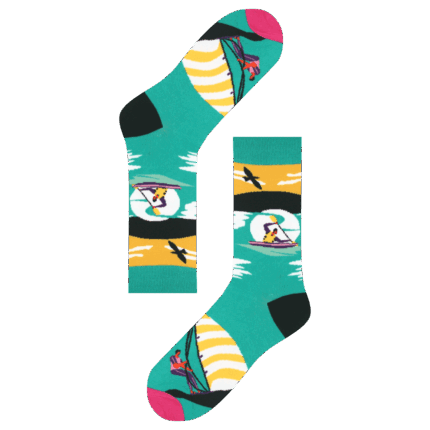 Medias Locas calcetines divertidos de diseño de deportes acuáticos Freaky Socks. Medias deportes acuaticos
